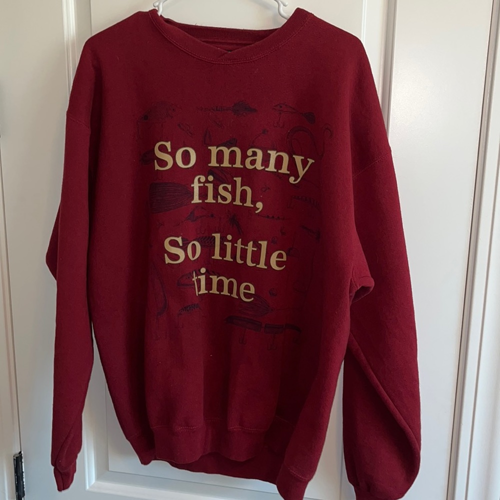 Fishing crew neck